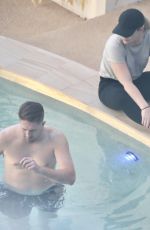 MELISSA RAWSON and Bryce Ruthven at a Pool in Darwin 05/06/2021