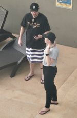 MELISSA RAWSON and Bryce Ruthven at a Pool in Darwin 05/06/2021
