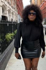 MICA PARIS Out with Her Agent Stuart Watts at Chiltern Firehouse in London 05/27/2021