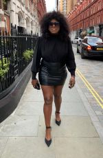 MICA PARIS Out with Her Agent Stuart Watts at Chiltern Firehouse in London 05/27/2021