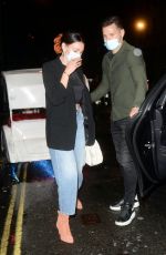 MICHELLE KEEGAN Arrives at Sexy Fish in London 05/17/2021