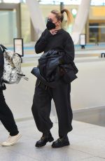 MILEY CYRUS All in Black Leaves Bowery Hotel in New York 05/09/2021