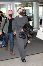 MILEY CYRUS All in Black Leaves Bowery Hotel in New York 05/09/2021