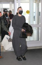 MILEY CYRUS All in Black Leaves Bowery Hotel in New York 05/09/2021