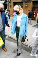 MILEY CYRUS Leaves Her Hotel in New York 05/07/2021
