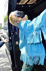 MILEY CYRUS Leaves Her Hotel in New York 05/07/2021
