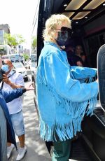MILEY CYRUS Leaves Her Hotel in New York 05/07/2021