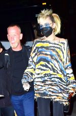 MILEY CYRUS Leaves SNL Afterparty in New York 05/08/2021