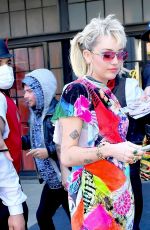 MILEY CYRUS Leaves SNL Rehersal in New York 05/06/2021