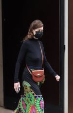 MILLA JOVOVICH Leaves Mandarin Hotel in Paris 05/03/2021