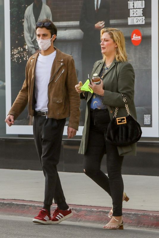 MISCHA BARTON and Gian Marco Flamini at Leica Camera Store in Los Angeles 05/07/2021