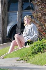 MISCHA BARTON Out with Her Dog Near Her Home in Los Feliz 05/10/2021