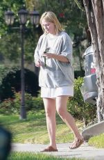 MISCHA BARTON Out with Her Dog Near Her Home in Los Feliz 05/10/2021