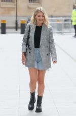 MOLLIE KING Arrives at BBC Radio One Studios in London 05/01/2021