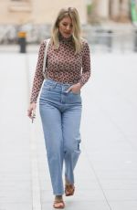MOLLIE KING in Denim at BBC Studios in London 05/22/2021
