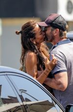 MORGAN BROWN and Gerard Butler at Kings Road Cafe in West Hollywood 05/06/2021