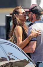 MORGAN BROWN and Gerard Butler at Kings Road Cafe in West Hollywood 05/06/2021