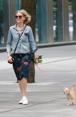 NAOMI WATTS Out with Her Dog in New York 05/16/2021