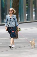 NAOMI WATTS Out with Her Dog in New York 05/16/2021