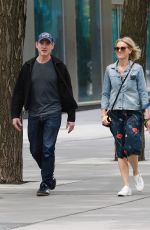 NAOMI WATTS Out with Her Dog in New York 05/16/2021