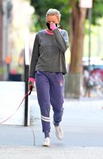 NAOMI WATTS Out with Her Dog in New York 05/19/2021