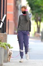 NAOMI WATTS Out with Her Dog in New York 05/19/2021