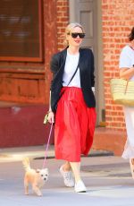 NAOMI WATTS Out with Her Dog in New York 05/21/2021