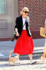 NAOMI WATTS Out with Her Dog in New York 05/21/2021