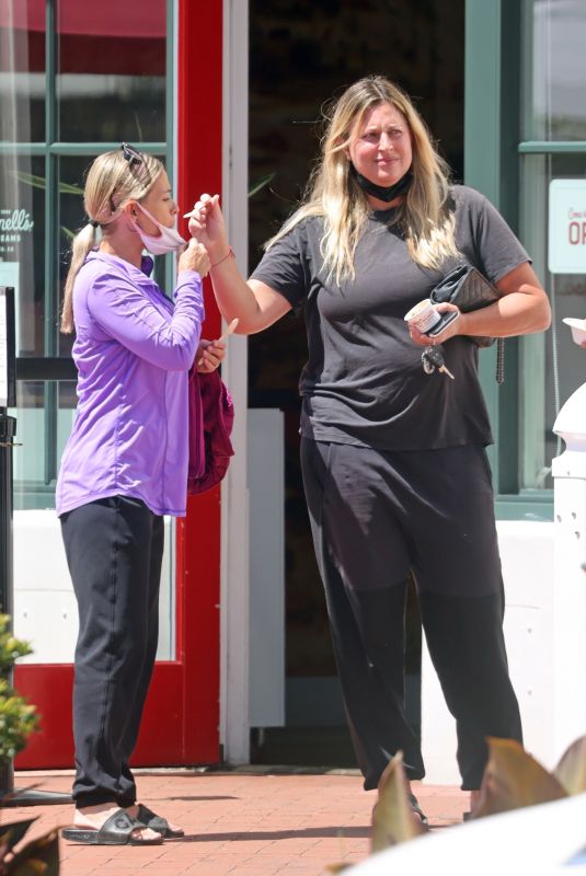 NICOLE EHRLICH and CAT CORA Out in Santa Barbara 05/26/2021