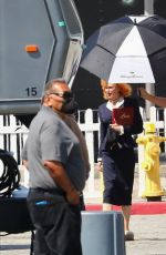 NICOLE KIDMAN on the Set of Being the Ricardos in Long Beach 05/19/2021