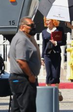NICOLE KIDMAN on the Set of Being the Ricardos in Long Beach 05/19/2021