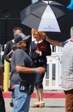 NICOLE KIDMAN on the Set of Being the Ricardos in Long Beach 05/19/2021