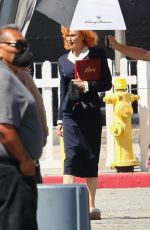 NICOLE KIDMAN on the Set of Being the Ricardos in Long Beach 05/19/2021