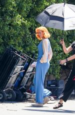 NICOLE KIDMAN on the Set of Being the Ricardos in Los Angeles 04/30/2021