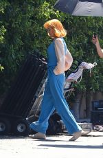 NICOLE KIDMAN on the Set of Being the Ricardos in Los Angeles 04/30/2021