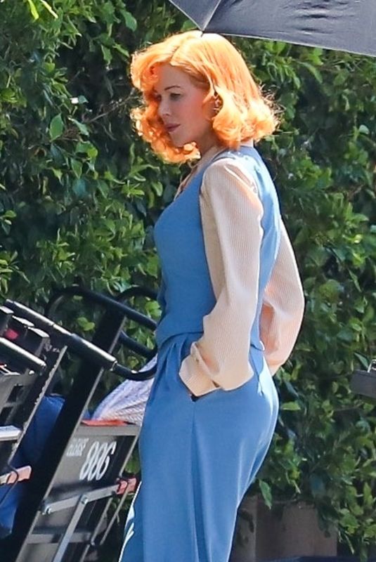 NICOLE KIDMAN on the Set of Being the Ricardos in Los Angeles 04/30/2021