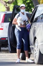 NICOLE MURPHY Out with Her Dog in West Hollywood 05/26/2021