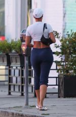 NICOLE MURPHY Out with Her Dog in West Hollywood 05/26/2021