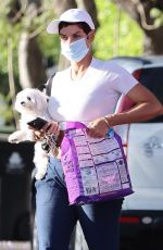 NICOLE MURPHY Out with Her Dog in West Hollywood 05/26/2021