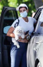 NICOLE MURPHY Out with Her Dog in West Hollywood 05/26/2021