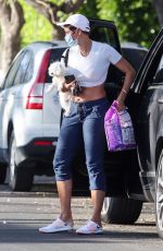 NICOLE MURPHY Out with Her Dog in West Hollywood 05/26/2021