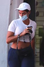 NICOLE MURPHY Out with Her Dog in West Hollywood 05/26/2021
