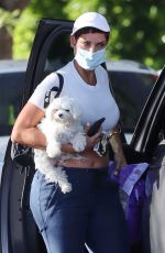 NICOLE MURPHY Out with Her Dog in West Hollywood 05/26/2021