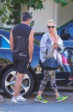 NICOLETTE SHERIDAN Out for Dinner in Malibu 05/28/2021