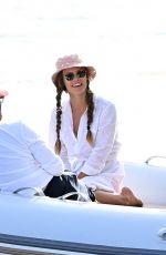 NINA AGDAL at a Boat Ride in Sag Harbor 05/23/2021
