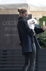 OLIVIA PALERMO Out with Her Dog in New York 05/14/2021