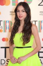 OLIVIA RODRIGO at 2021 Brit Awards in London 05/11/2021