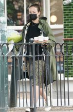 OLIVIA WILDE Out for Coffee in London 05/26/2021