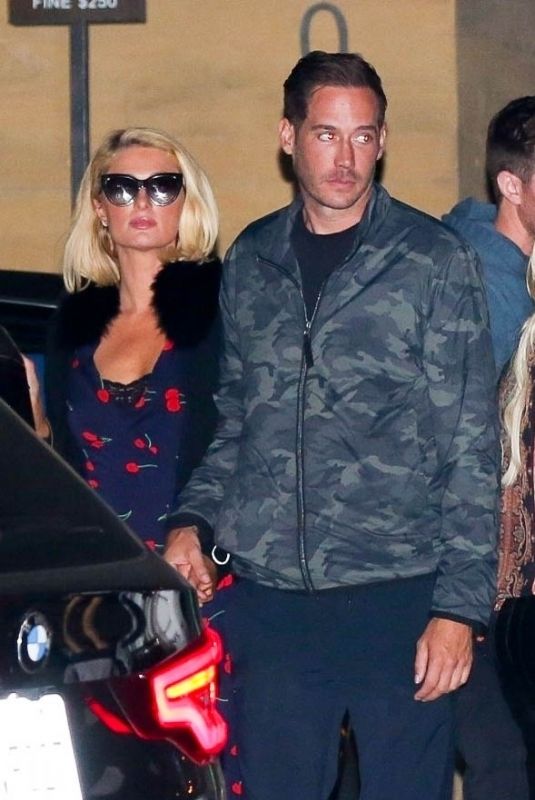 PARIS HILTON and Carter Reum at Nobu in Malibu 05/31/2021