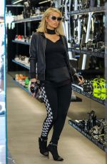 PARIS HILTON Shopping at Philipp Plein Store in Beverly Hills 05/12/2021